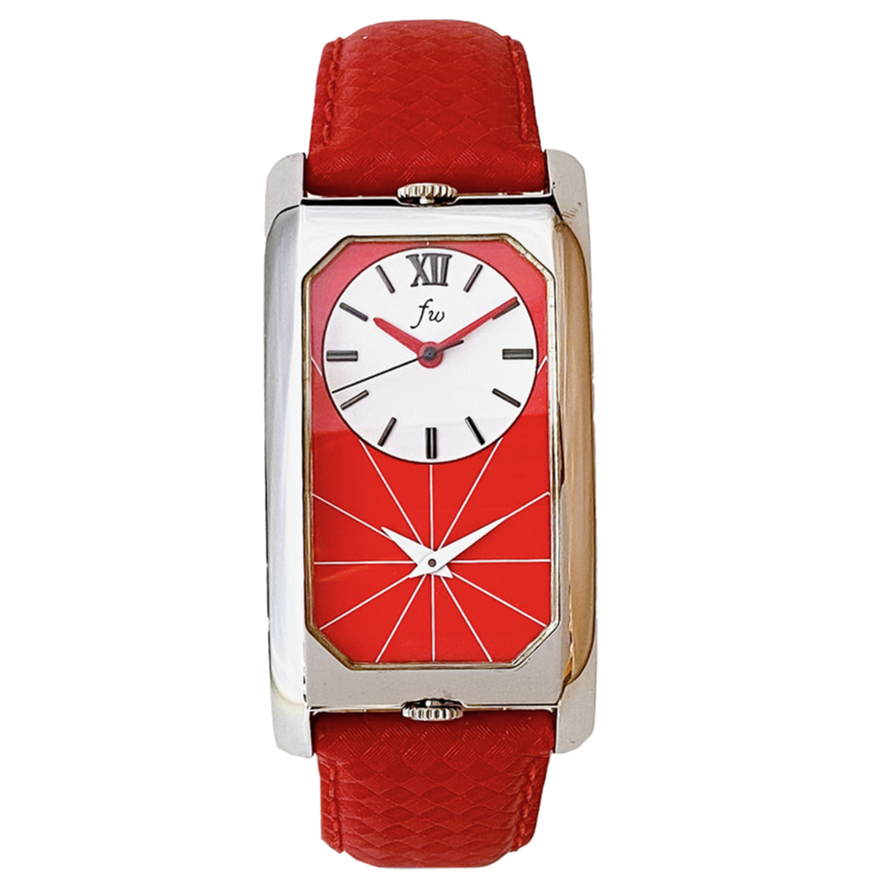 Dual Time Watch（デュアルタイムウォッチ）レッド | ida-watch