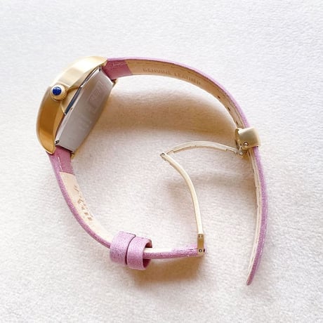 LUNA SS＋IPGコーティング × ストラップ: ターコイズブルー 牛革