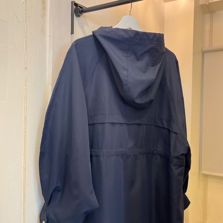 matt nylon long mountain jacket