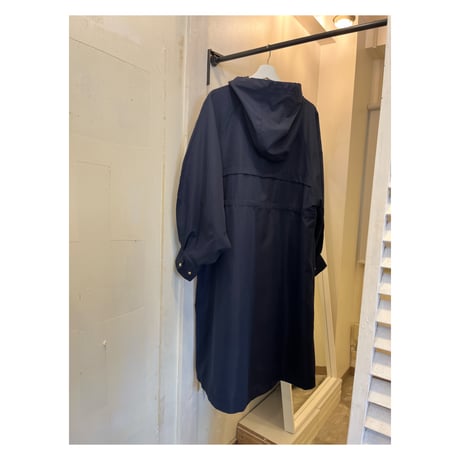 matt nylon long mountain jacket