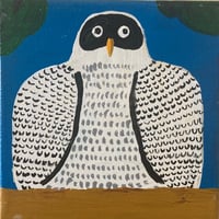 【原画 / アクリル画 】シロフクロウ