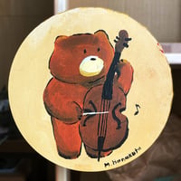 【原画 / アクリル画 】クマとチェロ