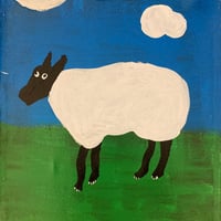 【原画 / アクリル画 】羊のなみだ