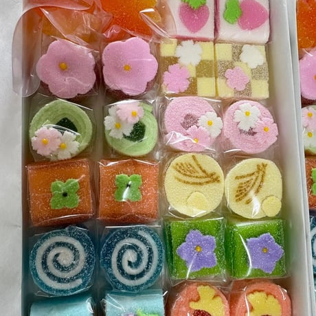 京菓子　半生菓子　おまかせ色々　詰め合わせ箱　（中箱1個） 内容は季節によって異なります