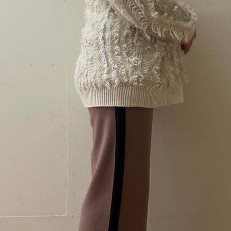 サイドラインニットパンツ