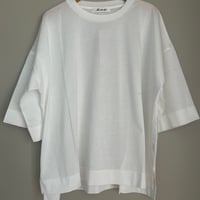 シルケット七分袖Tee