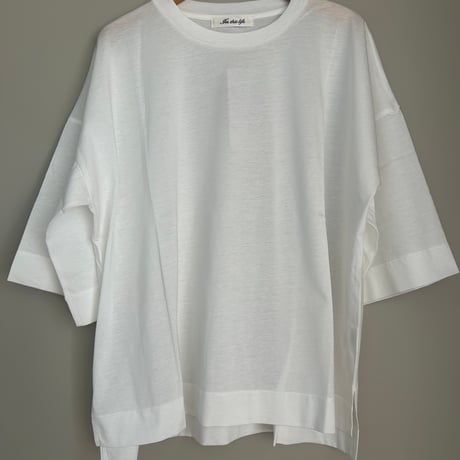 シルケット七分袖Tee