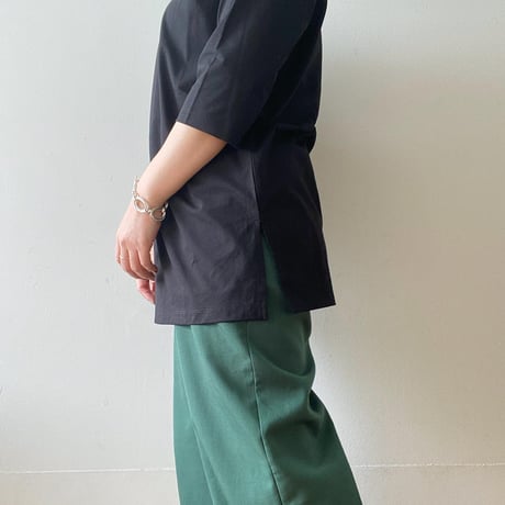 シルケット天竺ロングT