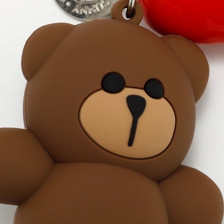 bear heart key chain