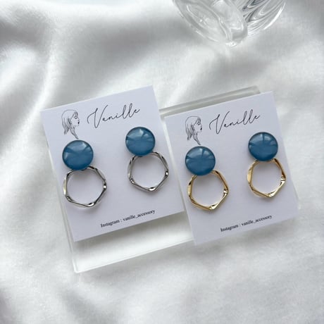 HEARTS×Vanille 18th Anniversary accessory～blue gray～