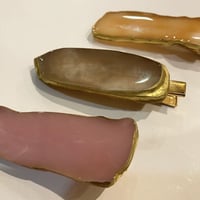 アゲートスライスヘアクリップ
