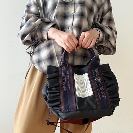 NYLON FRILL 2WAY BAG "THAMES" M