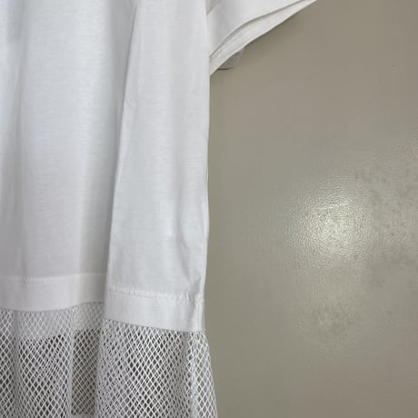 メッシュレイヤードライク s/s tee