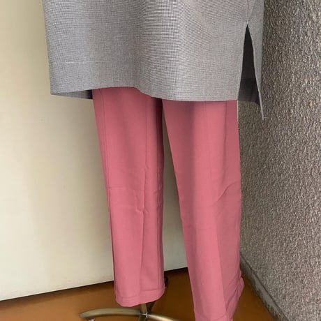 センタープレスワイドパンツ