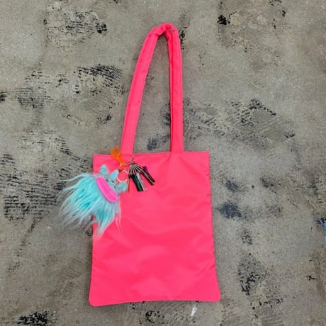 neon monster tote