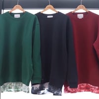 006.Tie dye layered pullover