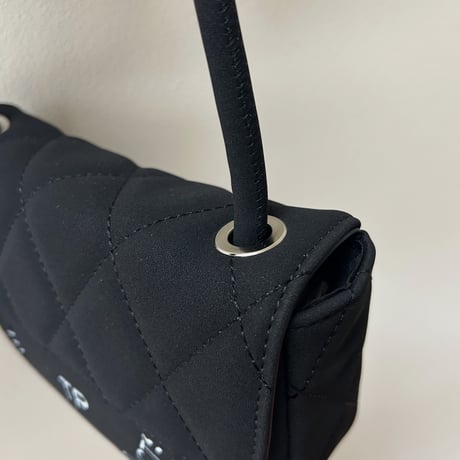FAKE SUEDE QUILTING BAG