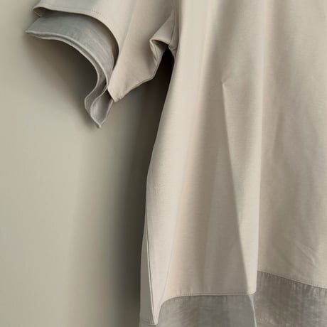 シルケット切り替えTシャツ