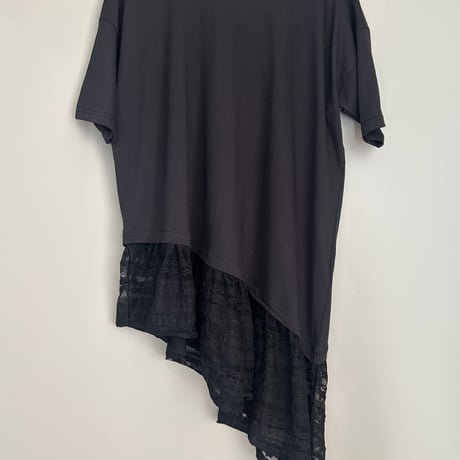 BAD・ヘムレースTシャツワンピ