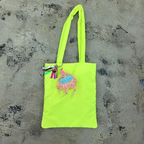 neon monster tote