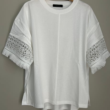 レースフリンジTシャツ