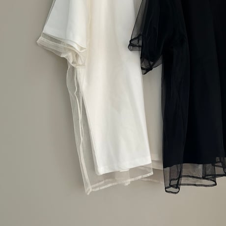 チュールドッキングTシャツ