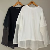 シアーストライププルオーバー