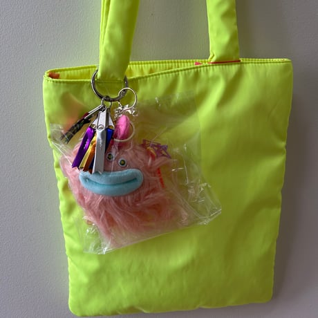 neon monster tote