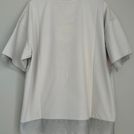 シルケット切り替えTシャツ