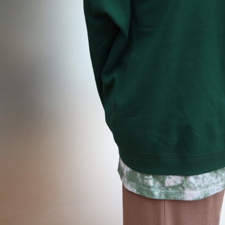 006.Tie dye layered pullover