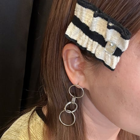 ボーダーヘアアクセサリー