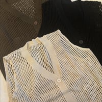 メッシュニットベスト