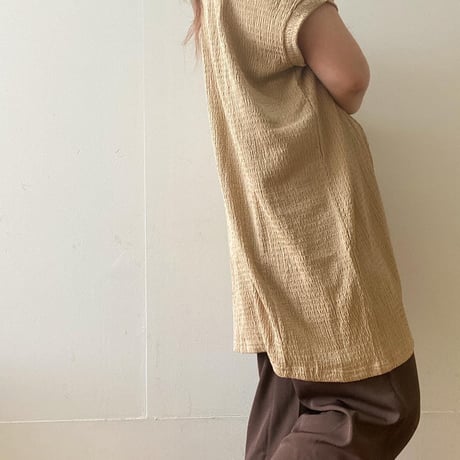 センタープレスワイドパンツ
