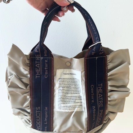 NYLON FRILL 2WAY BAG "THAMES" M