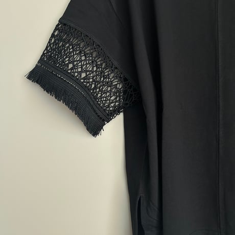 レースフリンジTシャツ