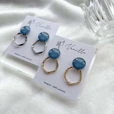 HEARTS×Vanille 18th Anniversary accessory～blue gray～