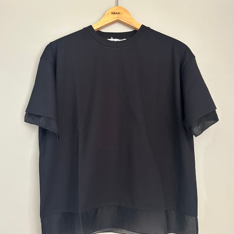 シルケット切り替えTシャツ