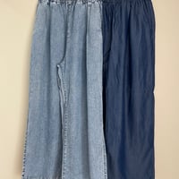 テンセルデニムイージーパンツ