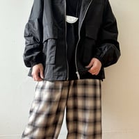 スタンドカラージップアップブルゾン