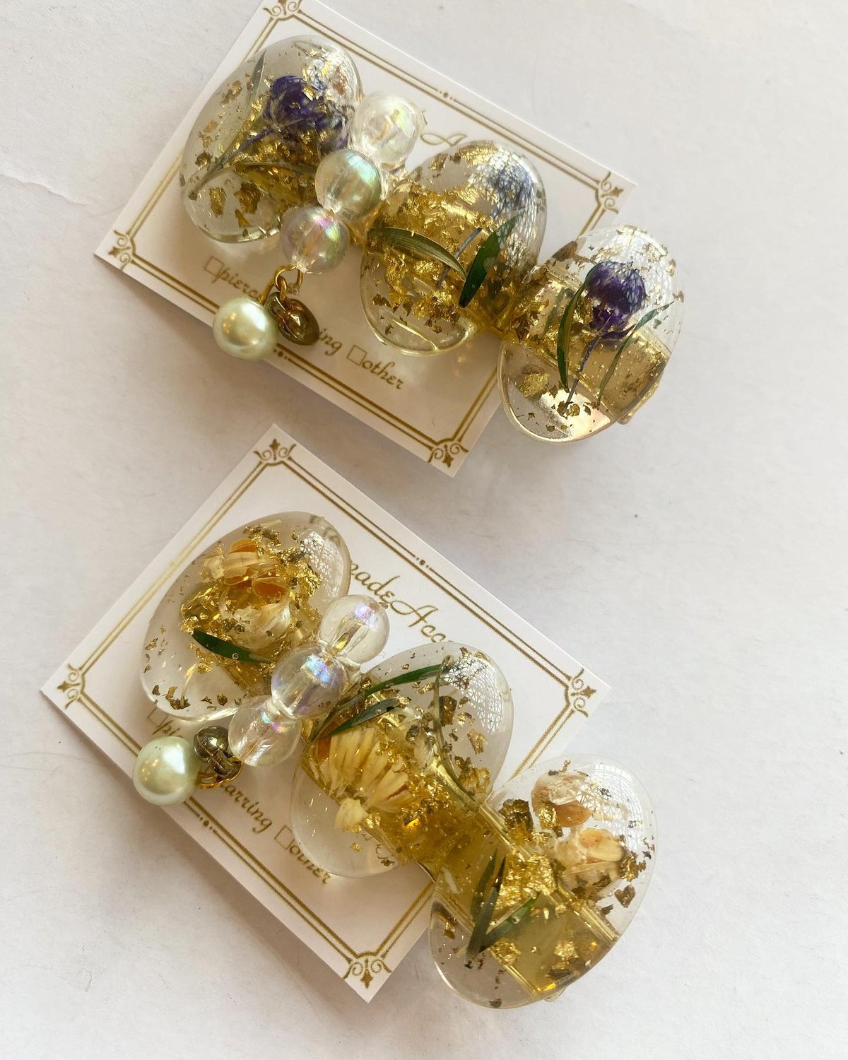 ☆*:.ハンドメイド♡レジンヘアクリップ♡milimili kapua