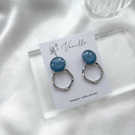 HEARTS×Vanille 18th Anniversary accessory～blue gray～