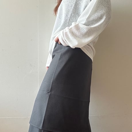 ラップスカート付きパンツ