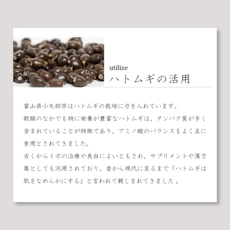 Nercocia.×おぼろタオル　ハトムギ練り込み 専顔タオル
