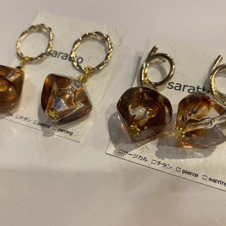 ヴィンテージビーズピアス