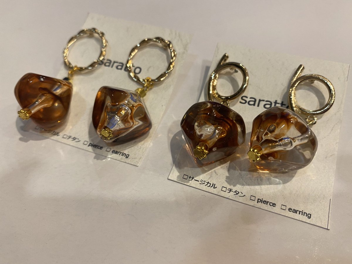 ヴィンテージビーズピアス | HEARTS