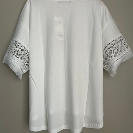 レースフリンジTシャツ