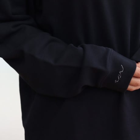 006.Tie dye layered pullover