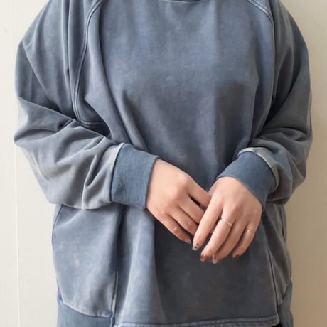 ケミカル加工裏毛カットソー