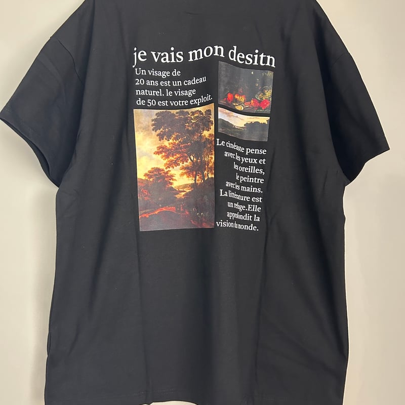 naptime　バックプリントTシャツ ブラック 佐藤 Tシャツ ブラック バックプリント | NIKOICHI