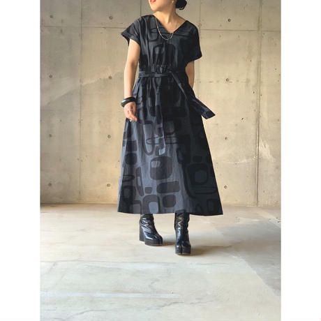 Manic Monday・Print Linen Dress